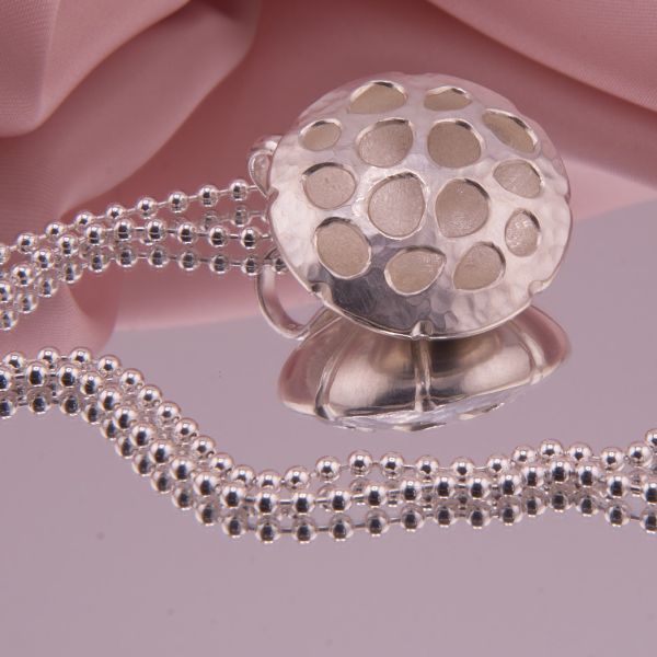 Lotus Anhänger Silber